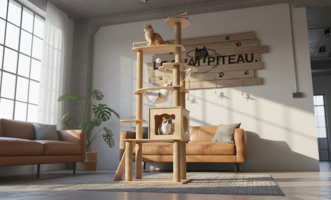 LE CAT'ĂHDRALE - L'ARBRE A CHAT D'EXCELLENCE