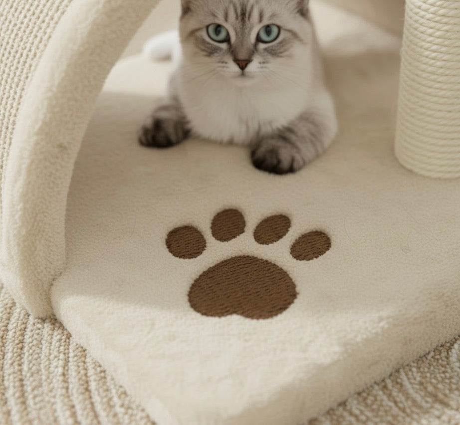 Le Ponpon - L'arbre à chat transportable