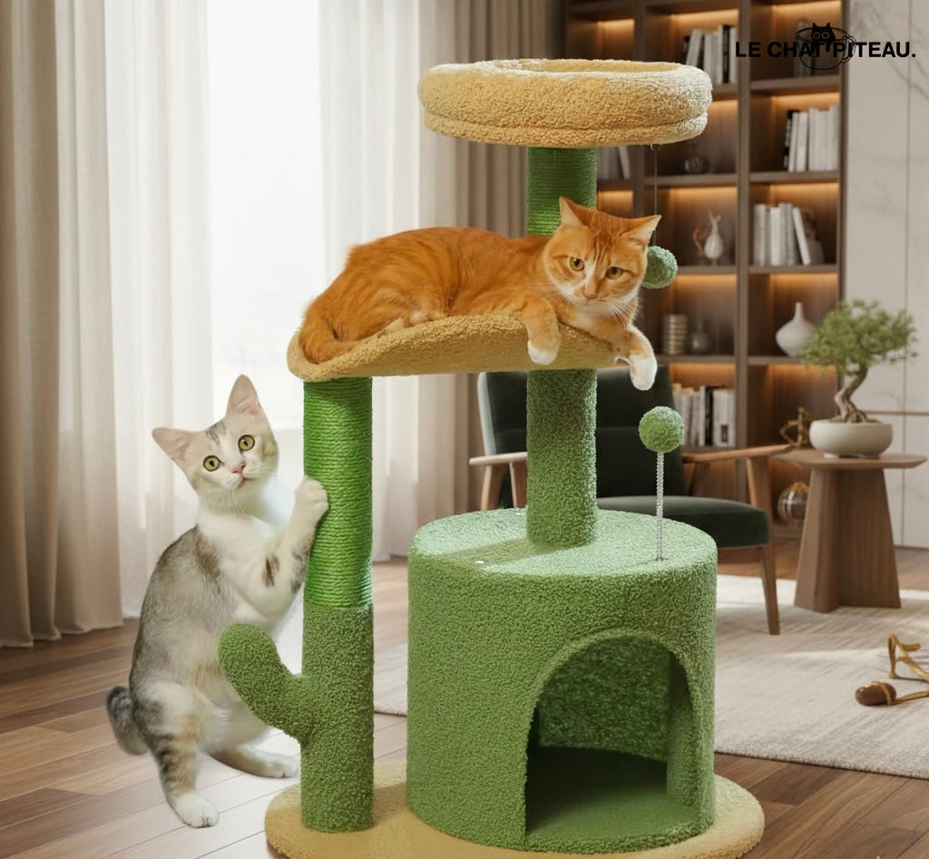 Le Forestier - Arbre à chat couleur sapin