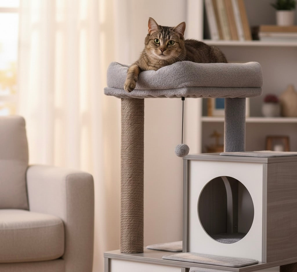 Le Boisé - Arbre à chat design