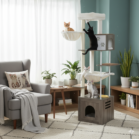 Le Géant - L’arbre à chat pour voir grand