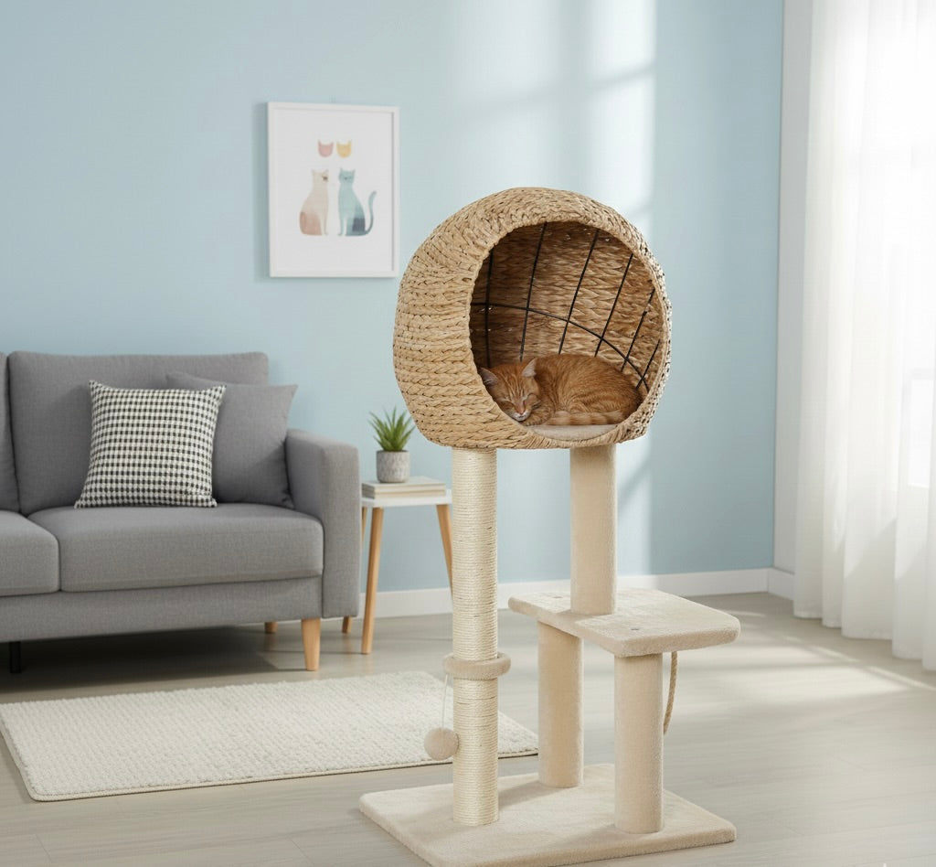 Le Cocotier - L'arbre à chat comme sur une île