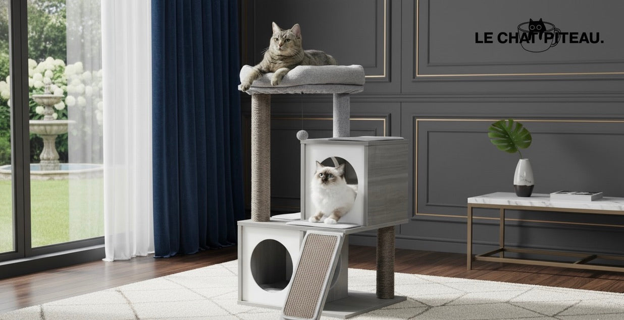 LE BOISÉ - ARBRE A CHAT HAUT DE GAMME