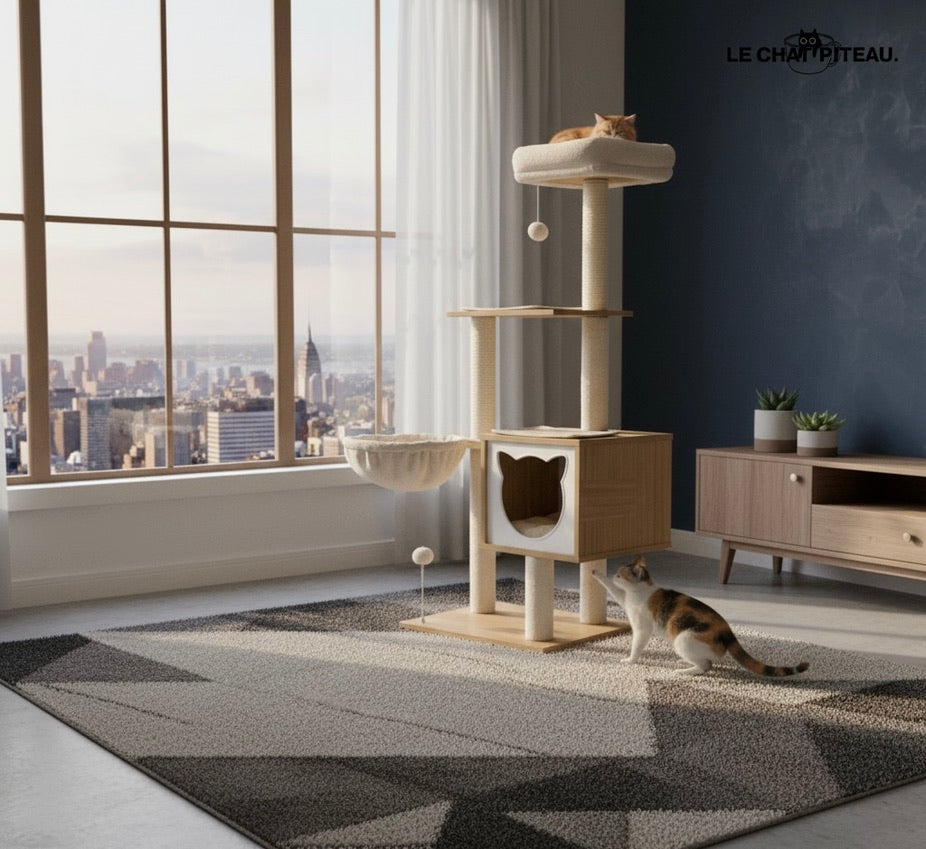 LE COSY - ARBRE A CHAT SIMPLE ET ÉLÉGANT