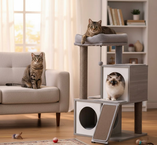 Le Boisé - Arbre à chat design