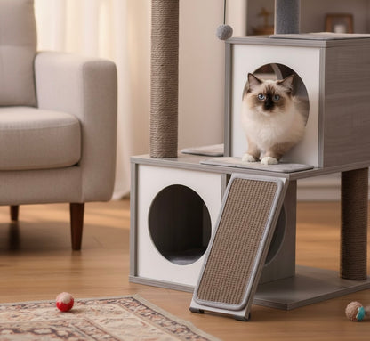 Le Boisé - Arbre à chat design