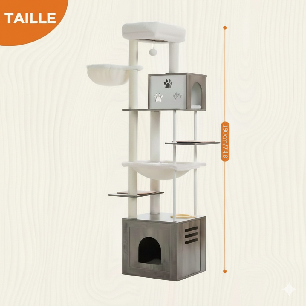 Le Géant - L’arbre à chat pour voir grand