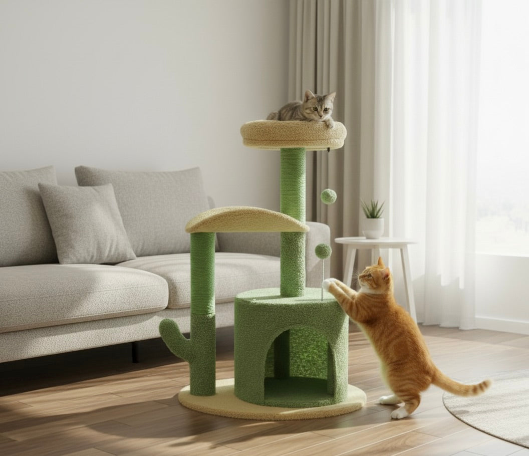 Le Forestier - Arbre à chat couleur sapin