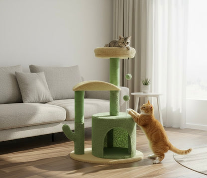 Le Forestier - Arbre à chat couleur sapin